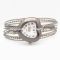 2015 BW004 schöne Mädchen-Armband-Uhr-romantische Herz-Form-Armband-Uhr-Verpackungsketten-Uhr